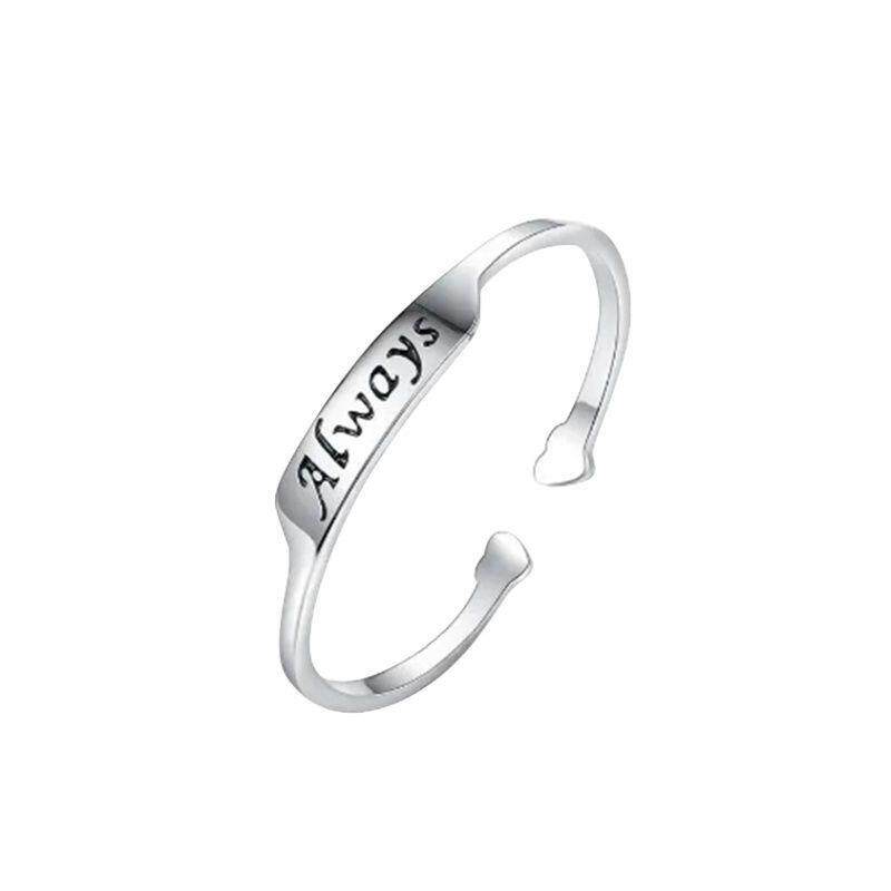 哈利波特周边 德拉科卢娜 斯内普always戒指 教授收藏可调节指环