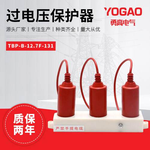 10KV过电压保护器TBP-AB12.7F/131配电柜三相组合式过电压保护器