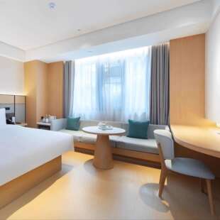 酒店几客房休闲书桌椅椅子板面圆岩茶餐厅小圆863桌4.0椅