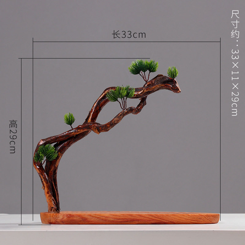 电视柜工艺品禅意摆件创意木雕