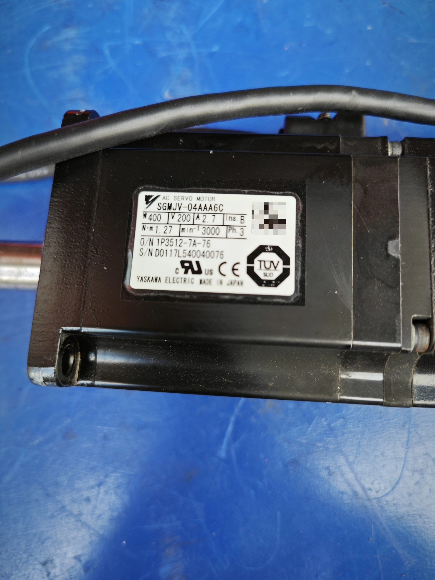 安川5系400W带刹车电机