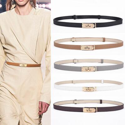 Versatile Retro Waist Decoration Women's Fine Belt女士细