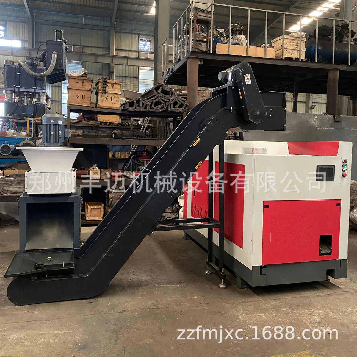 小型卧式废铁屑压块机 螺旋自动铝屑压饼机 车床加工废料压饼设备,五金/工具,封边机,淘宝优惠券,粉丝福利购,淘宝优惠卷