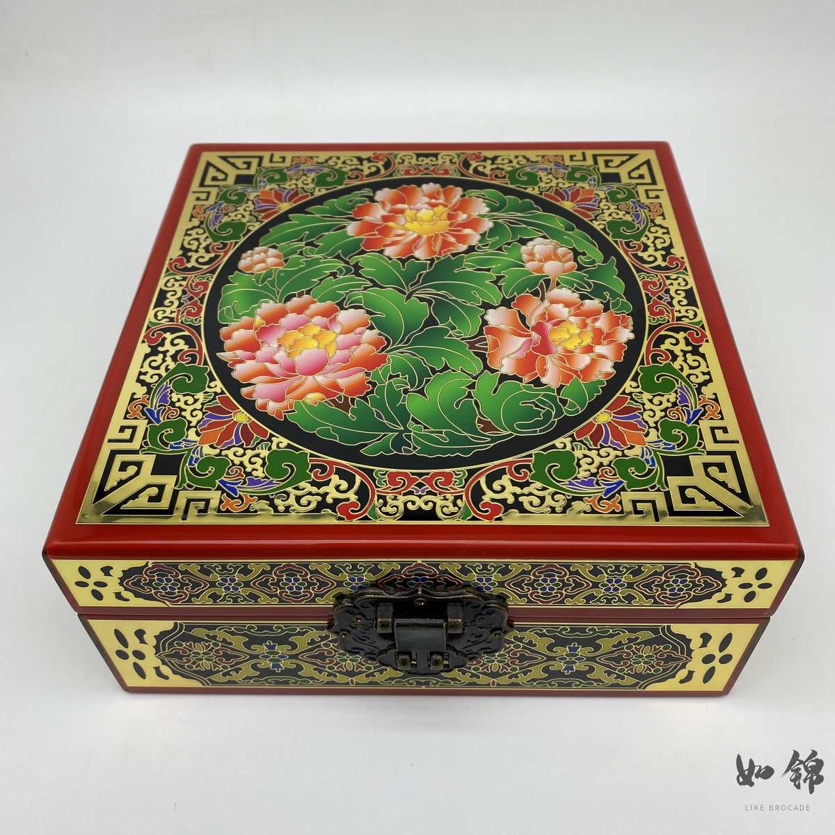 非物质文化遗产 如锦平遥漆器 新中式 婚庆礼品订婚 陪嫁首饰盒