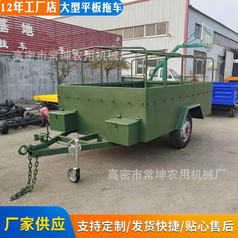厂家供应1吨单轴帐篷拖车非标定/制户外野餐扎营帐篷拖车