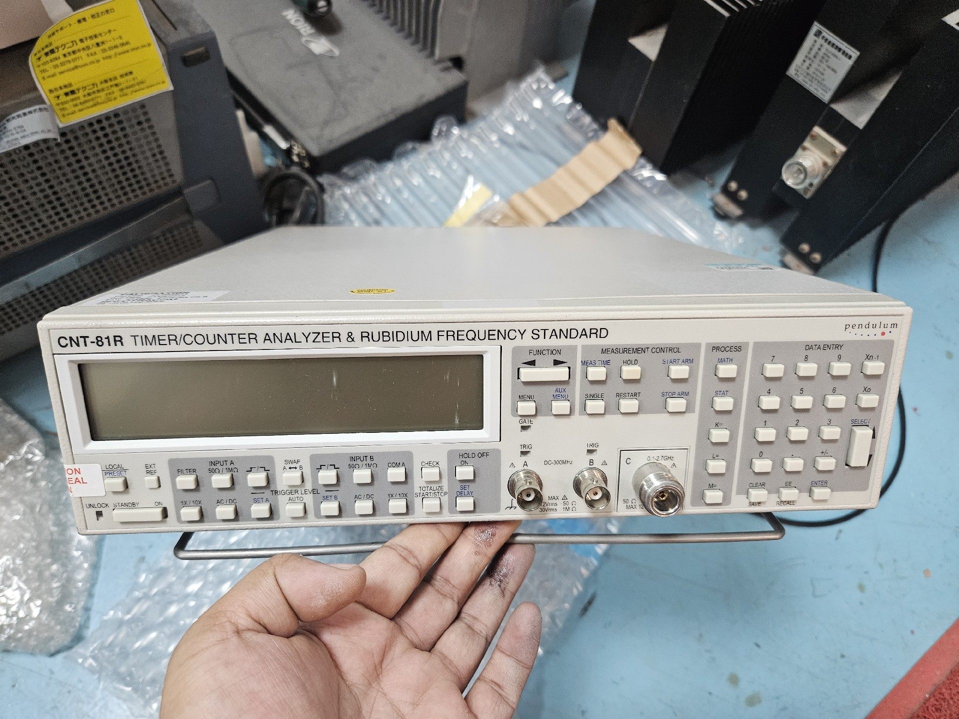 瑞典精密Pendulum  CNT-81R铷钟时基频率计/时