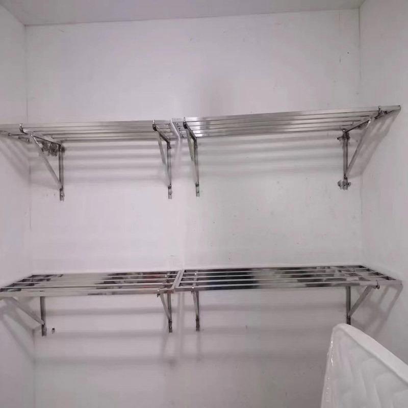 不锈地上下室悬空防潮货架车库墙123钢置物架庭用储藏间壁挂组家