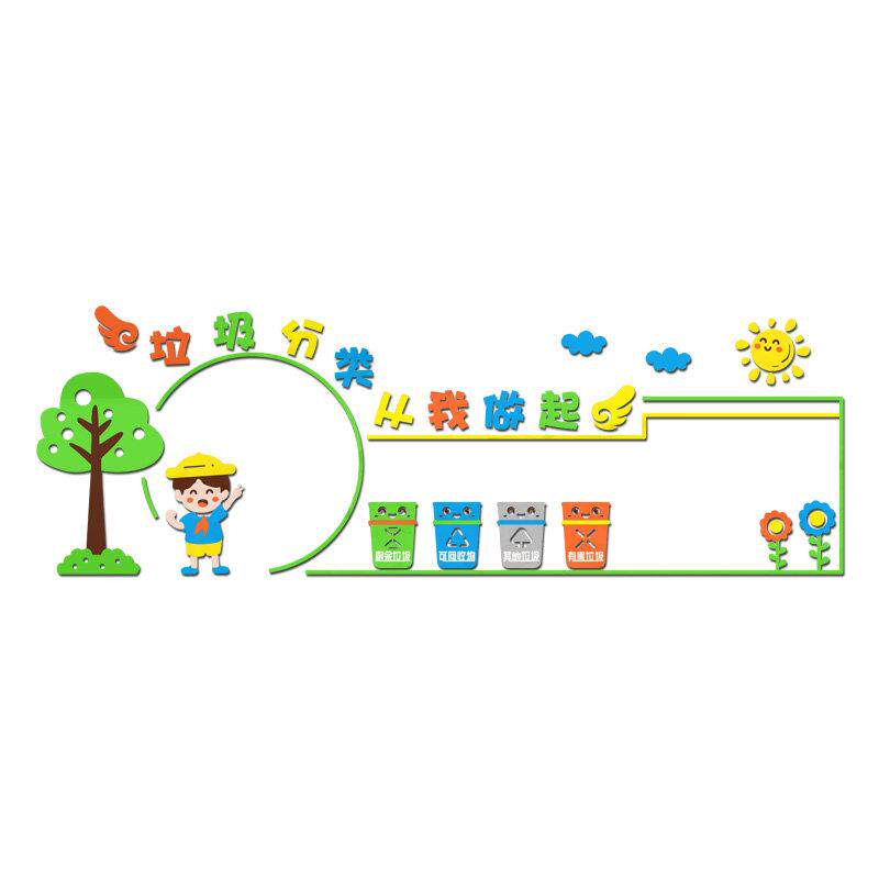 学生作品展示公告栏墙贴学习园地文化墙小学班级布置教室装饰初中