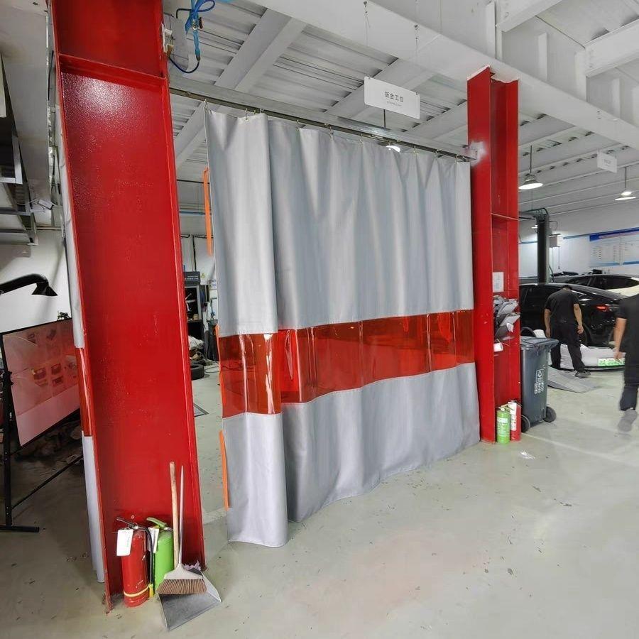 透明推拉洗车店防水帘工厂车间防尘打磨环保无尘其他透明防静电帘