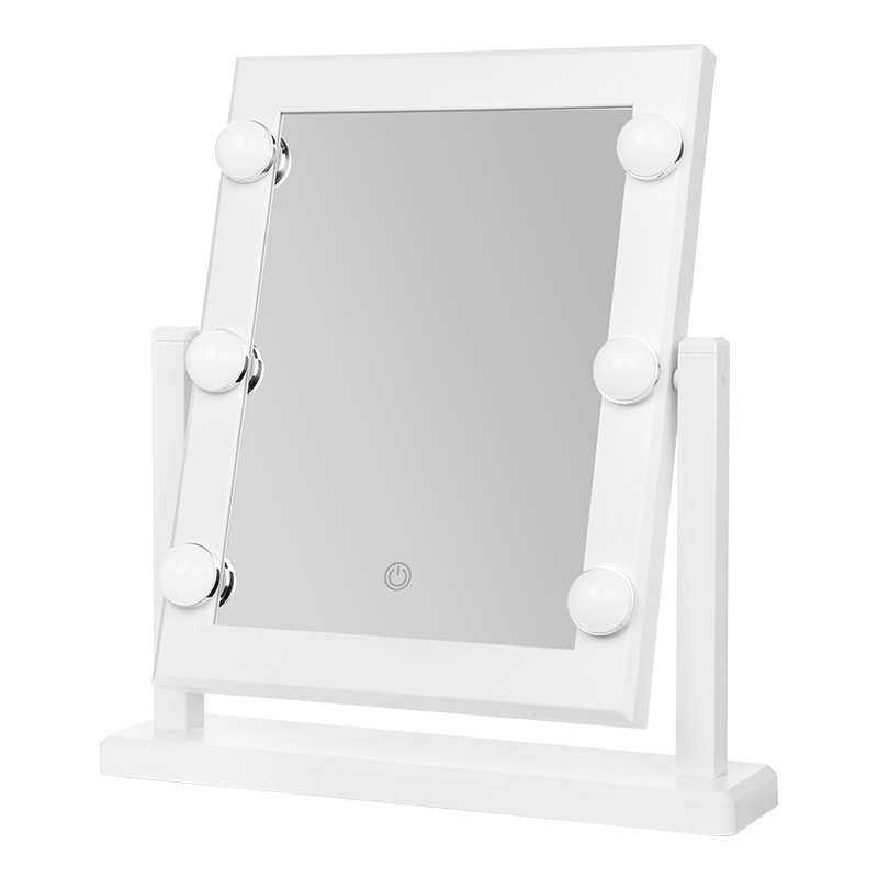 厂家直销6珠好莱坞铁艺化妆镜LED台式带灯梳妆台补妆镜子带灯泡,住宅家具,化妆镜,淘宝优惠券,粉丝福利购,淘宝优惠卷