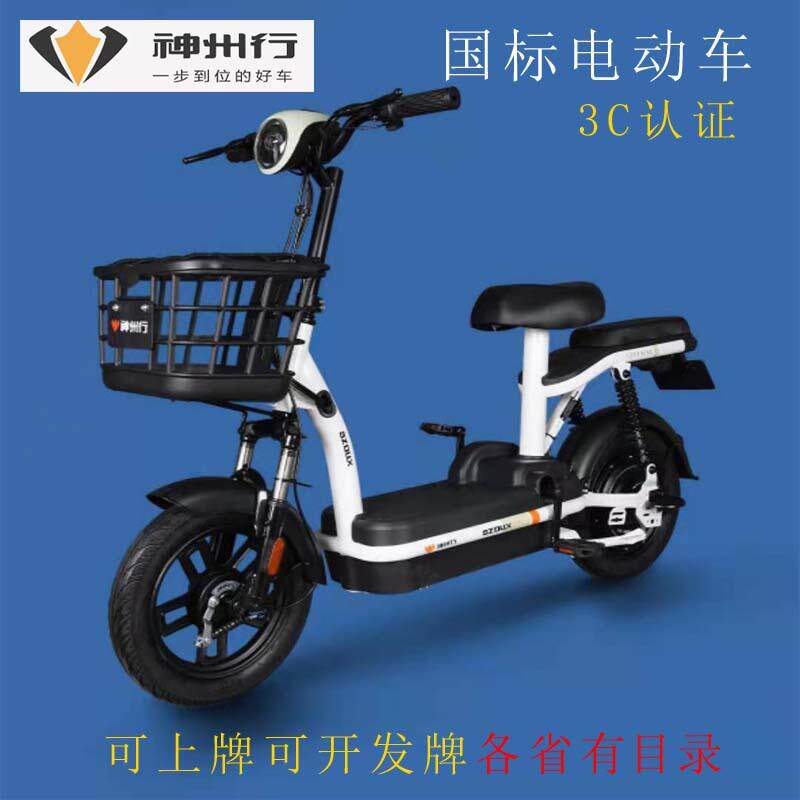 厂家新国标电动车成人两轮电动自行车48V电动单车电瓶车