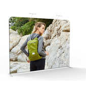 快展 可折叠铝合金展示架 易搭建背景 直型快幕秀 快幕秀厂家