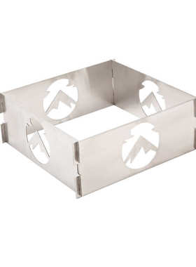 柯曼TKB-360户外野营烧烤架防风板不锈钢中号焚火围板防风圈护板