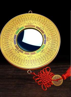 罗荔八卦镜门口家居摆件纯铜葫芦面凹凸面家居摆件办公室凸面公共