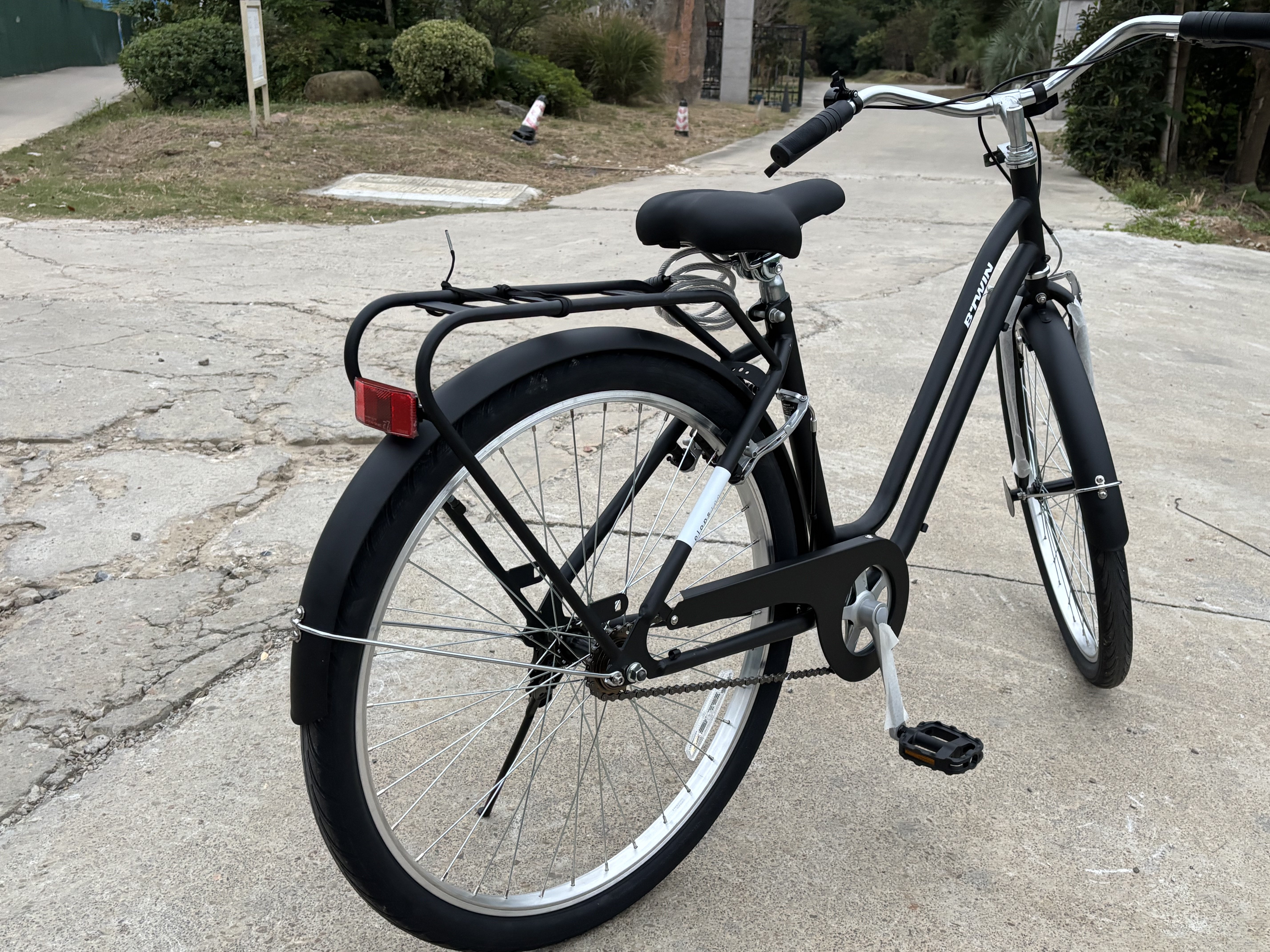 Городской велосипед Decathlon ELOPS 100LF 26 дюймов прогулочный женский photo review