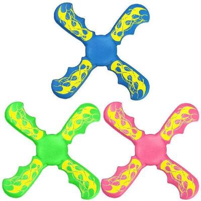 3 Bladed Boomerang Interactive Flying Discs Funny Boomerang