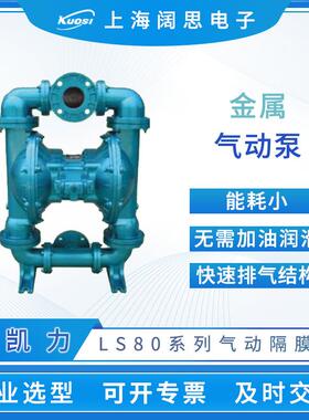 Skylink气动隔膜泵LS80金属大流量隔膜泵液体输送管道泵