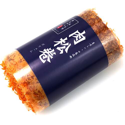 肉松卷包装膜小山香松芝士卷PET带自粘一次性透明围边标签腰封