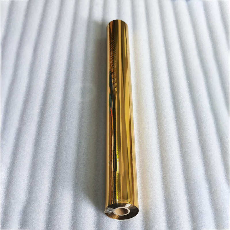 透明饰件反烫烫金膜PET/PVC透明盒底面金电化铝亚克力双面烫金纸