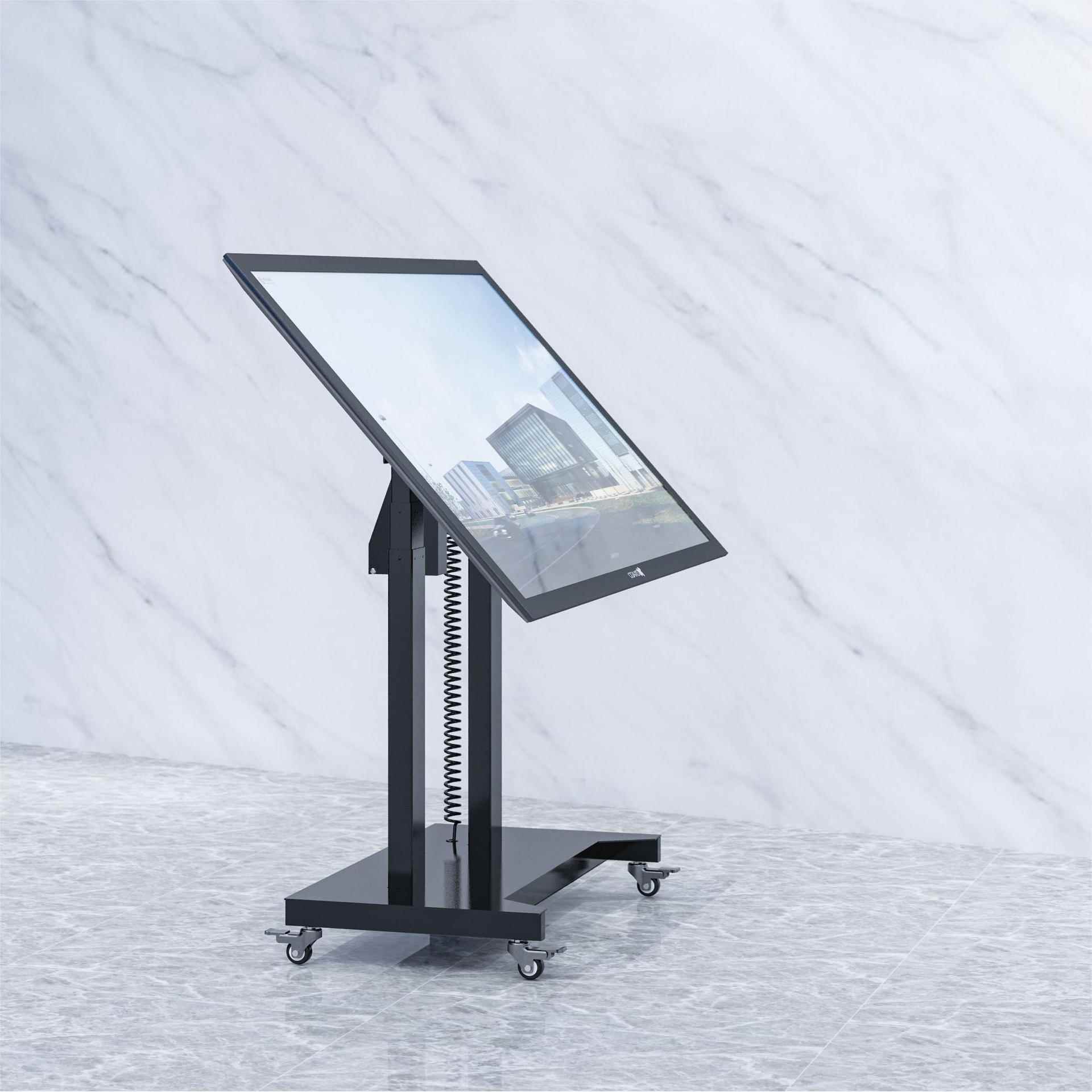 5-4寸升降电视架可旋转电机支8架CTD-TV-F翻转视式2移动电视架落