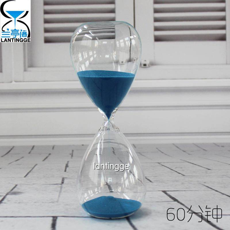 创意60分钟大沙漏计时器玻璃工艺送朋友情人节礼物家居摆件,家居饰品,装饰摆件,淘宝优惠券,粉丝福利购,淘宝优惠卷