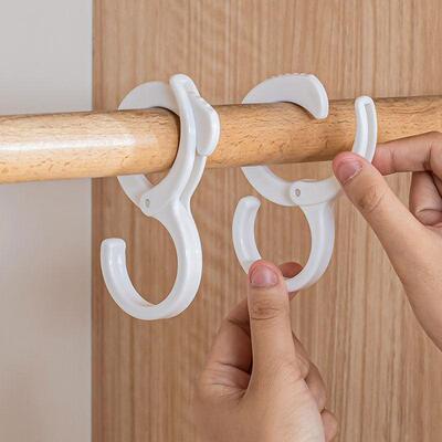 S-shaped hooks for home use, wind-resistant positioning styl