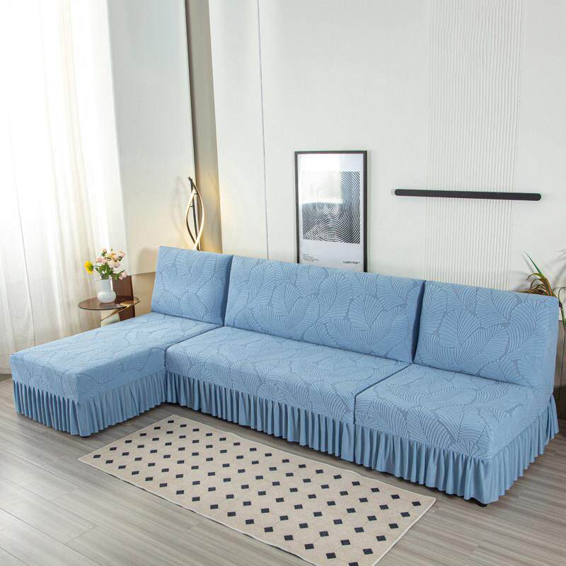 沙发套罩无扶手全包防滑卍能四季三座一贵妃沙发防尘盖布新款定制