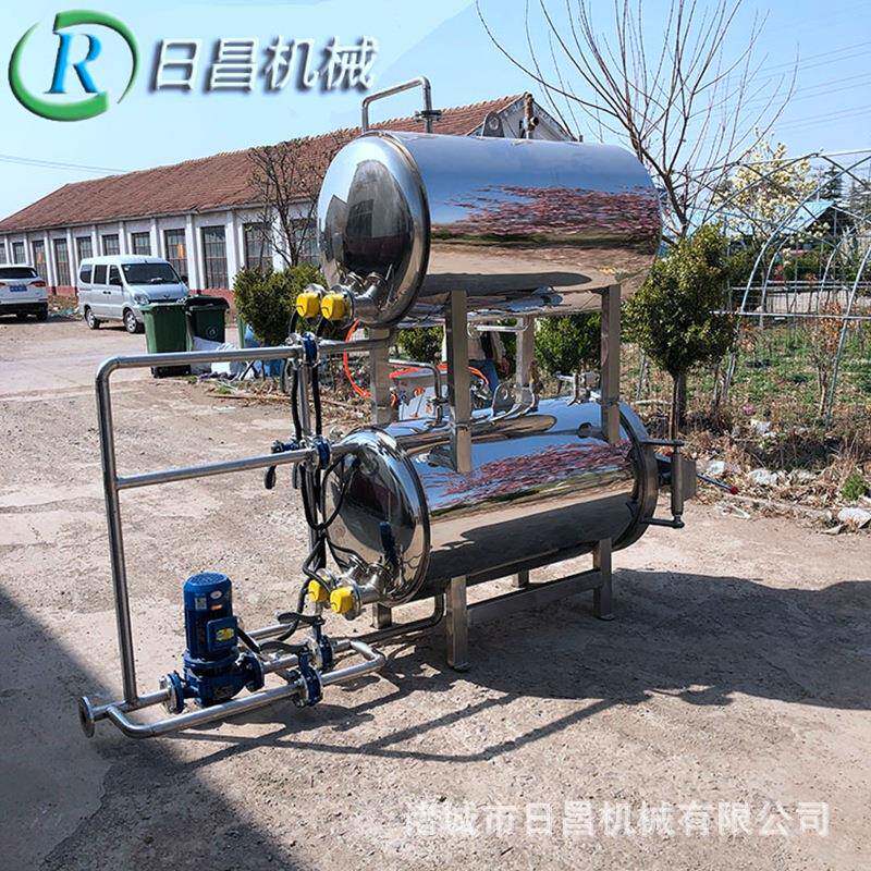 双层杀菌锅全自动双锅杀菌锅食品杀菌设备软包装袋装用灭菌釜