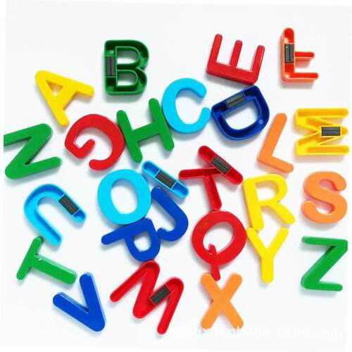 26pcs Magnetic Learning Alphabet Letters Plastic Refrigerato