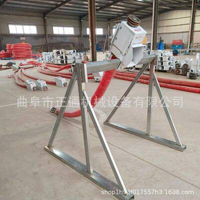 家用电动吸粮机加粗管径160型号远距离输送机可弯曲蛟龙上料机