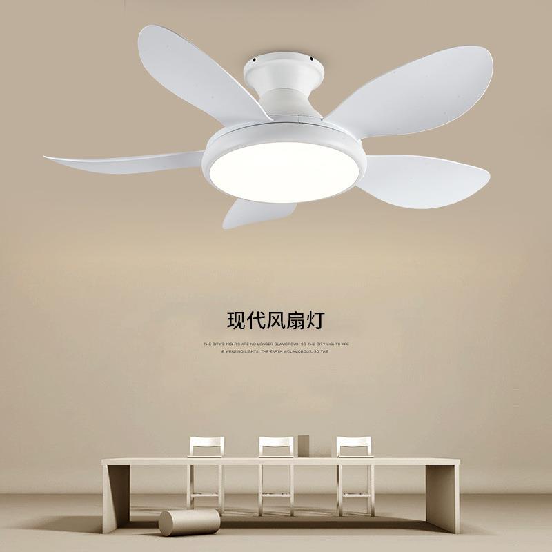 2024年新款餐厅静音客厅卧室变频带电一体风扇吊灯家用吸顶风扇灯