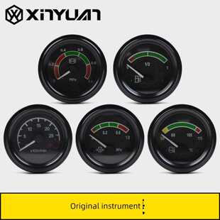 9柴油机油压力仪表水温转速气电压表 75挖掘机配件B65W 新源轮式