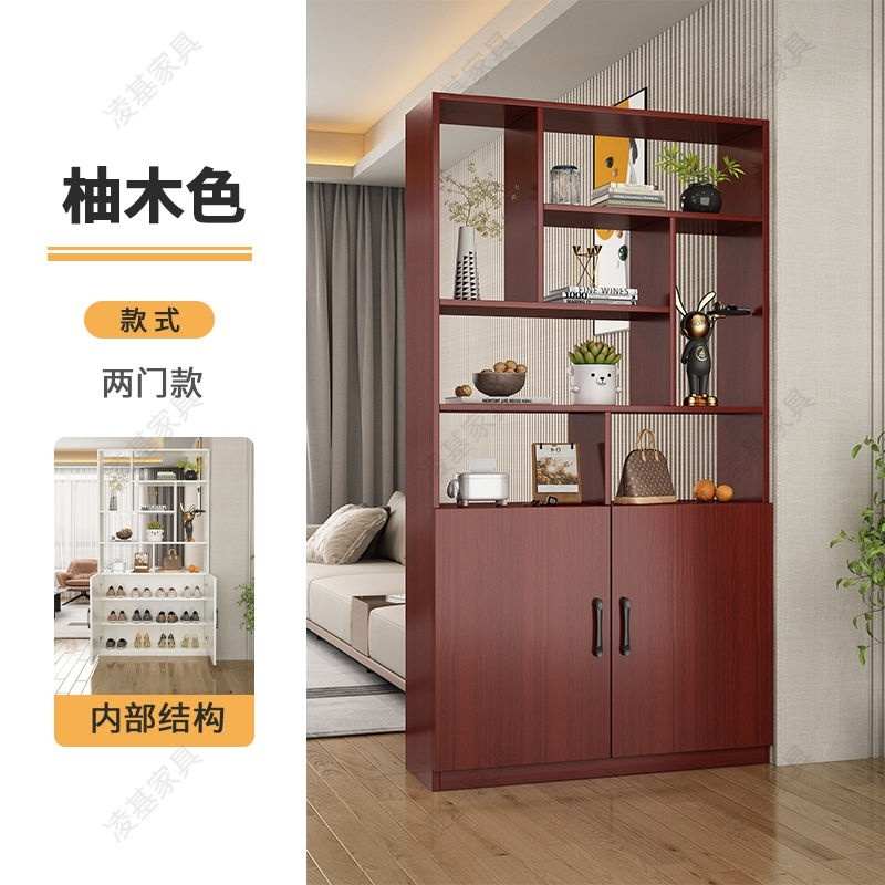 简约现代客厅屏风隔断柜进门玄关柜双面门厅柜鞋柜家用书柜储物柜