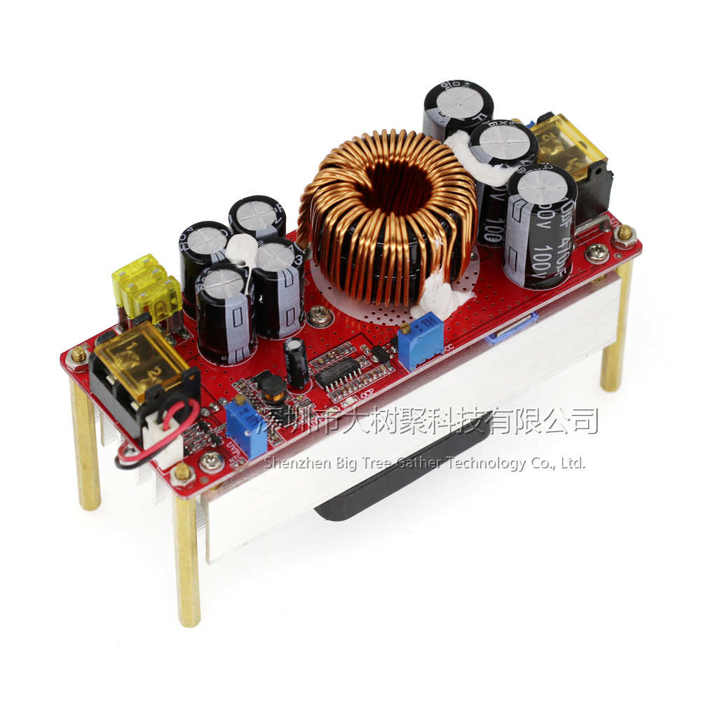 1500W 升级1800W DC-DC升压恒压恒流可调电源模块12-60V升12-90V