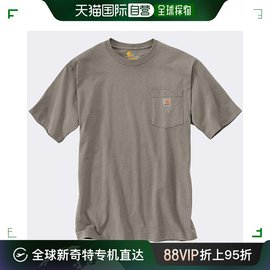 韩国直邮Carhartt 运动T恤 K87 口袋短袖T恤 深灰色