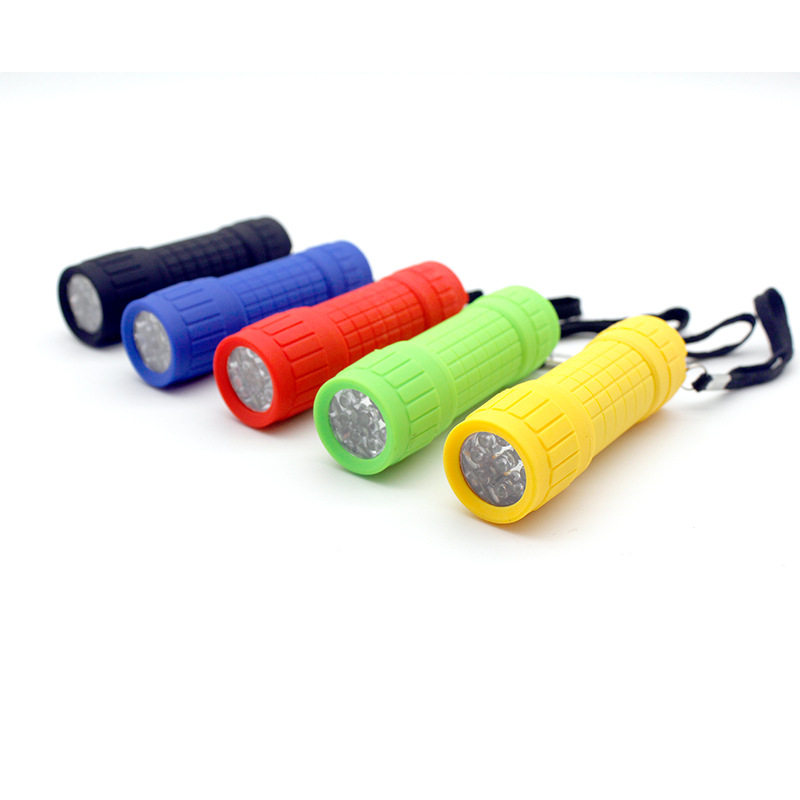 户外LED塑料手电筒干电池白光迷你礼品礼品户外便携手电筒