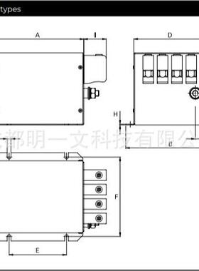 滤波器FN3280H-80-35电源线滤波器3相 80A 520V夏弗纳Schaffner