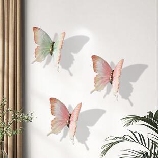 立体浮雕蝴蝶墙面装饰品客厅电视背景墙壁挂件墙上挂饰高级氛围感