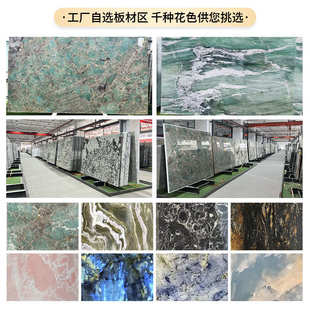 天然整块奢石湿泡茶盘大理石茶具家用客厅公司高端石材茶台