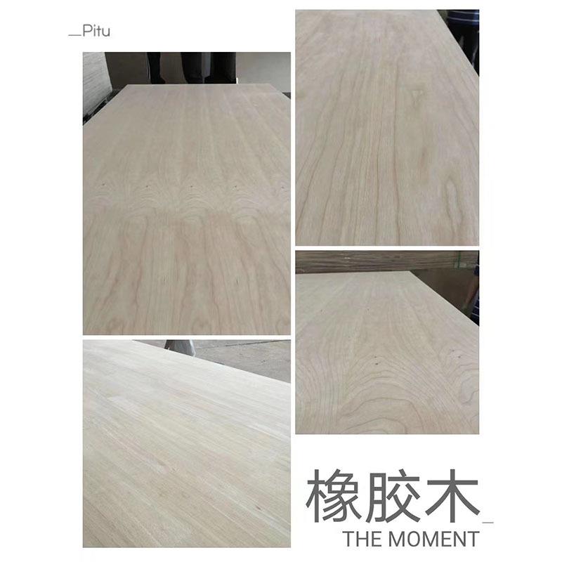 厂家木货橡胶指接板实木板橡胶木漆家具板橱柜免衣柜现橡胶木指体