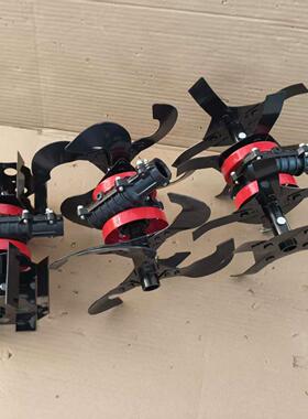 新款割草割灌机件RSS除草轮开沟松配耕土深轮翻土防绕草齿箱总成