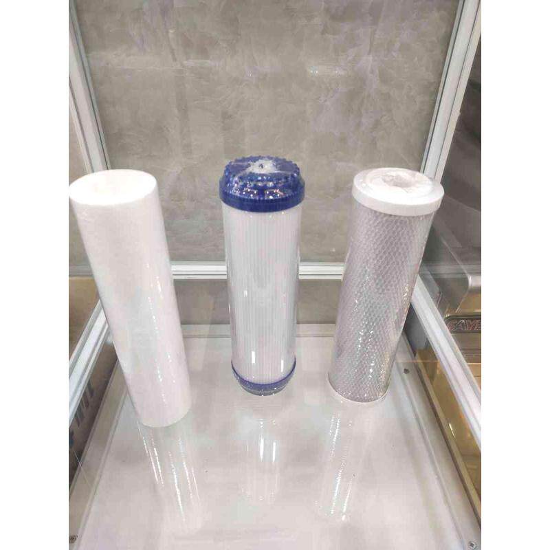 泉帝净水器滤芯10寸通用pp棉 颗粒活性炭滤芯 压缩活性炭(3支)
