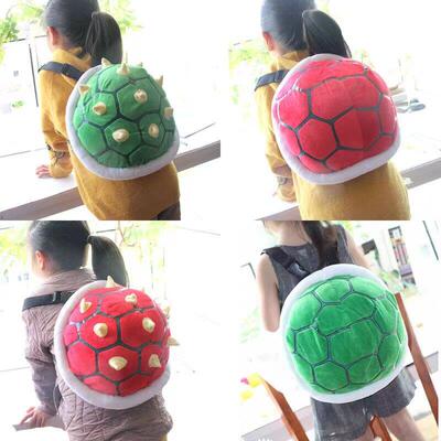 30cm 4Style Anime Super Koopa Turtle School Bag Turtle Shell