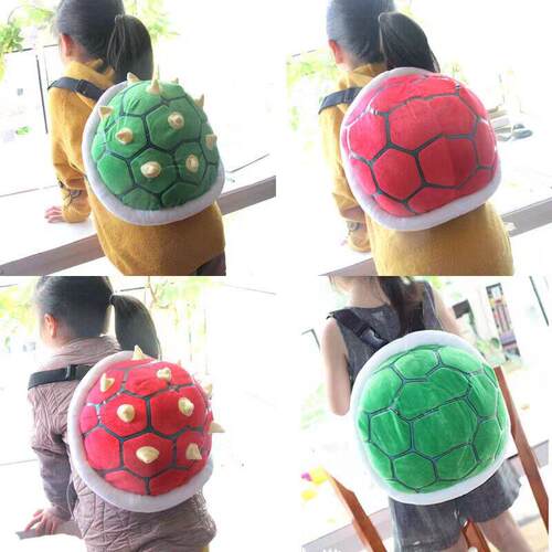 30cm 4Style Anime Super Koopa Turtle School Bag Turtle Shell