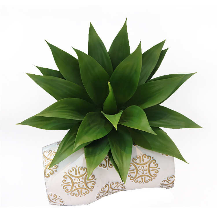 仿真龙舌兰虎皮兰假绿植北欧热带沙漠植物龙舌兰多肉植物造景装饰