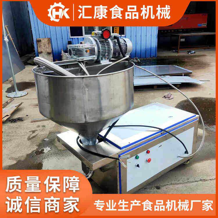 液压宠物肠灌装机  齿轮腊肠加工机器汇康机械研发设备价格优惠