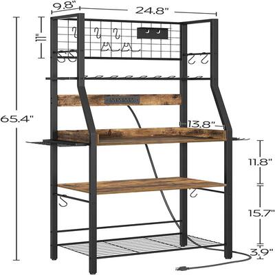 带轮子的花架园工具收纳电RSL架动工具收纳置盒工具支整理储物架