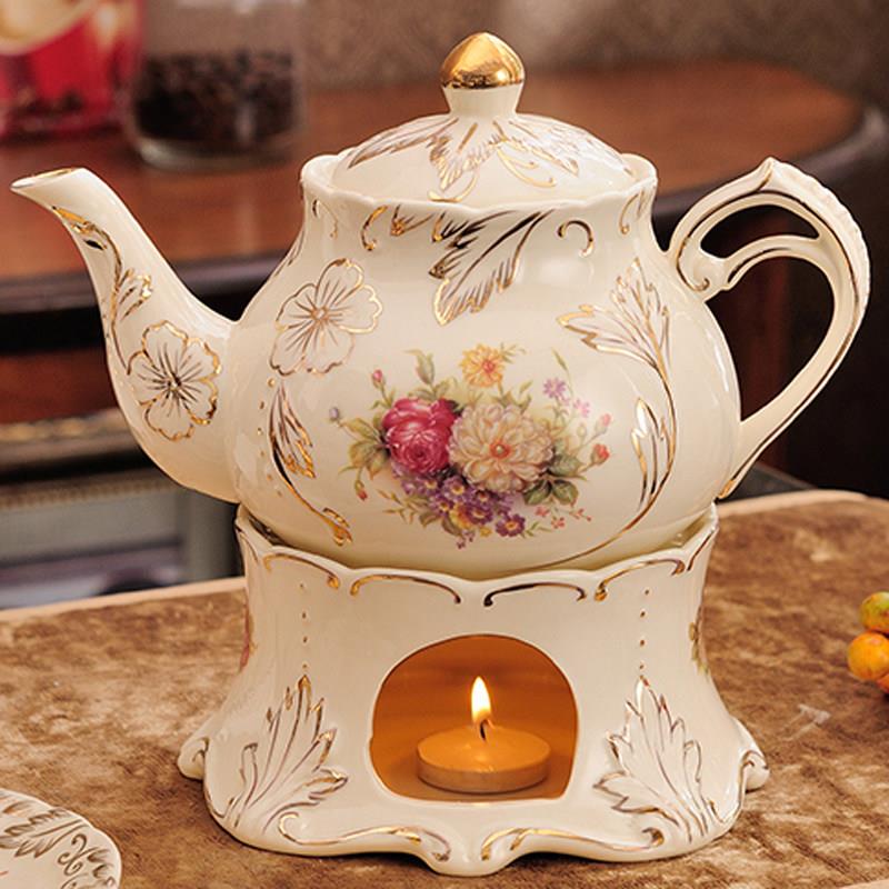 采购产品欧洲中世纪陶瓷花茶壶，花和水果茶壶，耐热蜡烛，耐热花