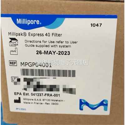 Mi1llipore密理博M除菌过滤MPGP02001 MPGP002A PGP器04001 全新