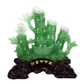 装 饰品手工树脂摆件办公室摆设客厅高节节家居工艺品竹子电视柜